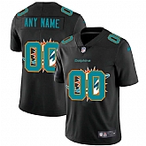 Nike Miami Dolphins Customized Men's Team Logo Dual Overlap Limited Jersey Black,baseball caps,new era cap wholesale,wholesale hats